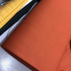 Burnt Orange Lana Cashmere Fabric