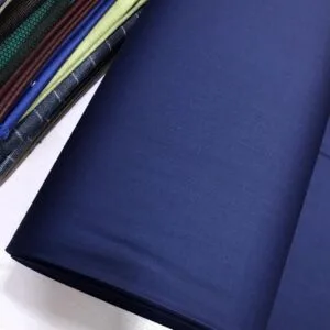 Navy Blue Lana Cashmere Fabric