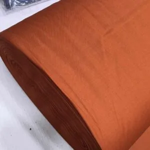 Orange Lana Cashmere Fabric