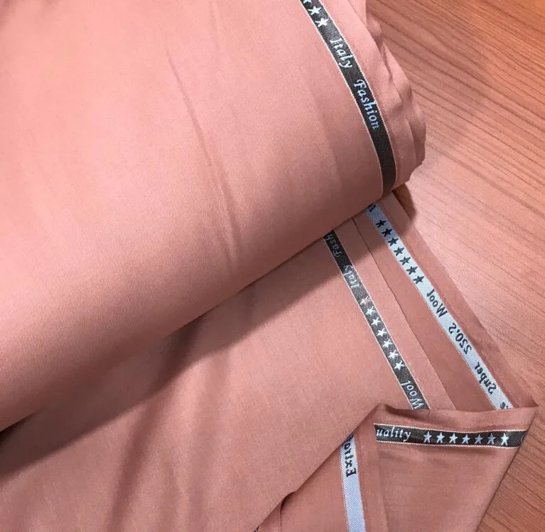 Peach 7 Star Cashmere Fabric