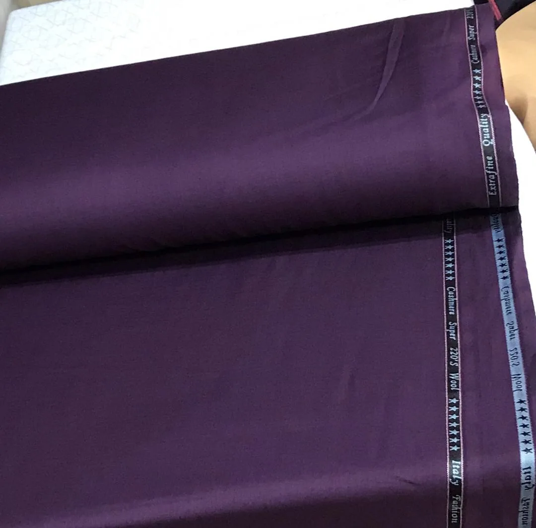 Purple 7 Star Cashmere Fabric