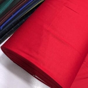 Red Lana Cashmere Fabric