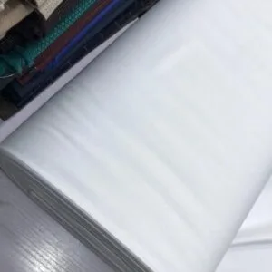 White Lana Cashmere Fabric