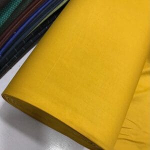 Yellow Lana Cashmere Fabric