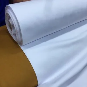 White Senator Fabric