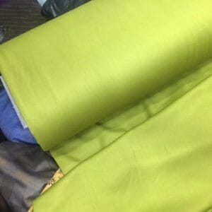 Lemon Green Lana Cashmere Fabric