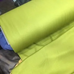 Lemon Green Lana Cashmere Fabric