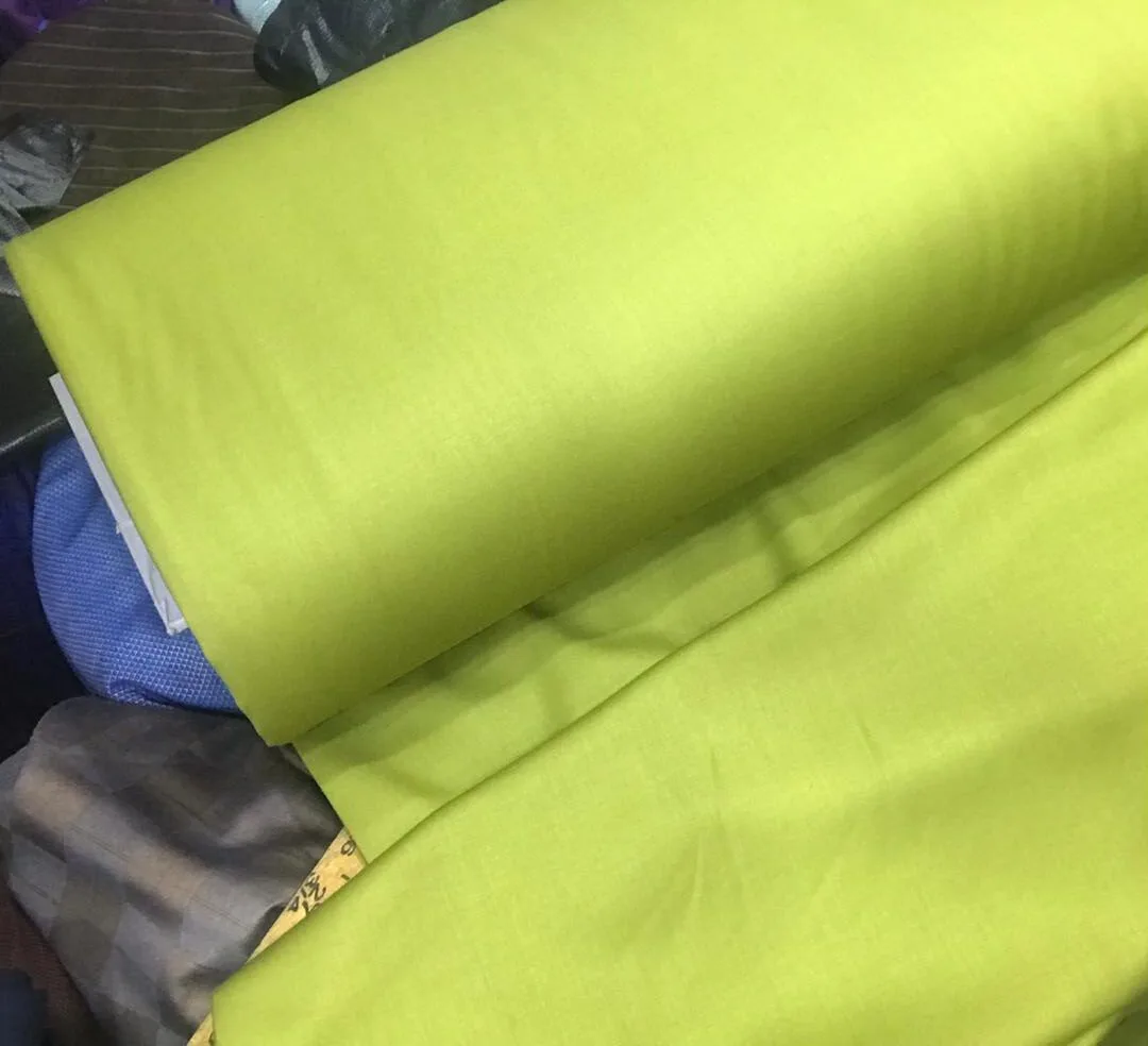 Lemon Green Lana Cashmere Fabric