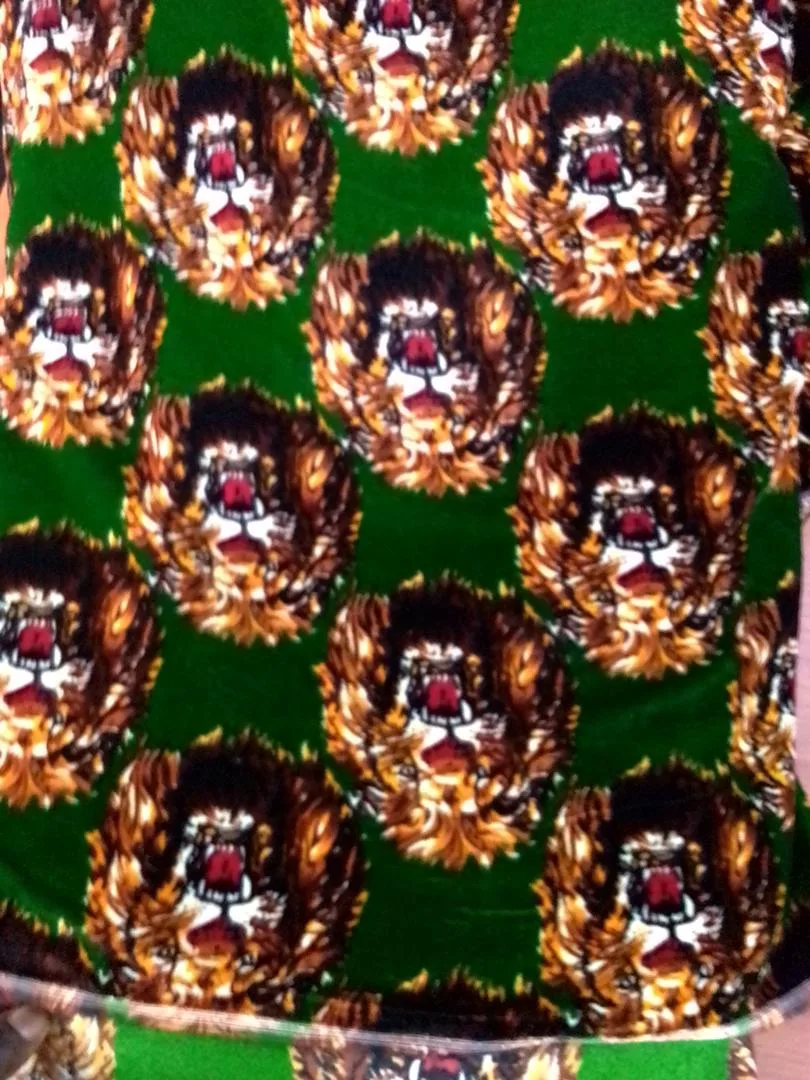 Green Isi Agu Fabric