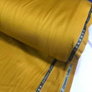 Golden Yellow 7 Star Cashmere Fabric