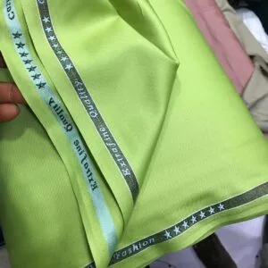Lemon Green 7 Star Cashmere Fabric