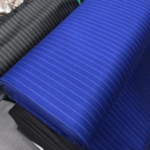 Blue Lana Cashmere Fabric