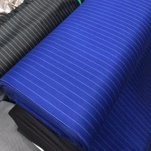 Blue Lana Cashmere Fabric