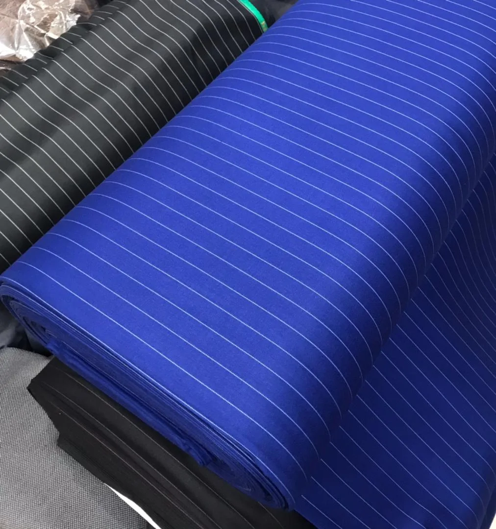 Blue Lana Cashmere Fabric