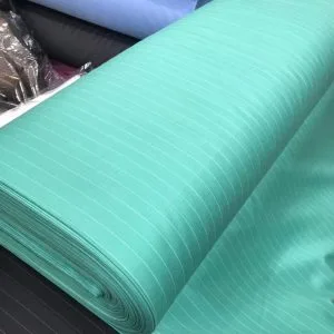 Green Lana Cashmere Fabric