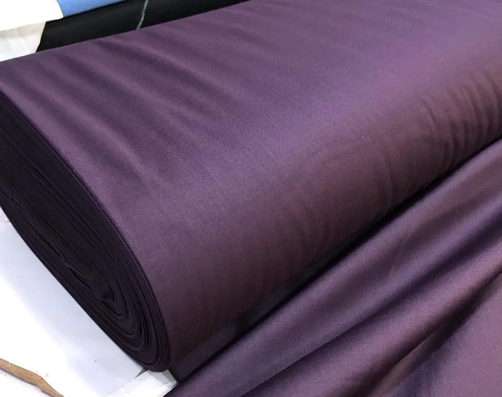 Purple Lana Cashmere Fabric