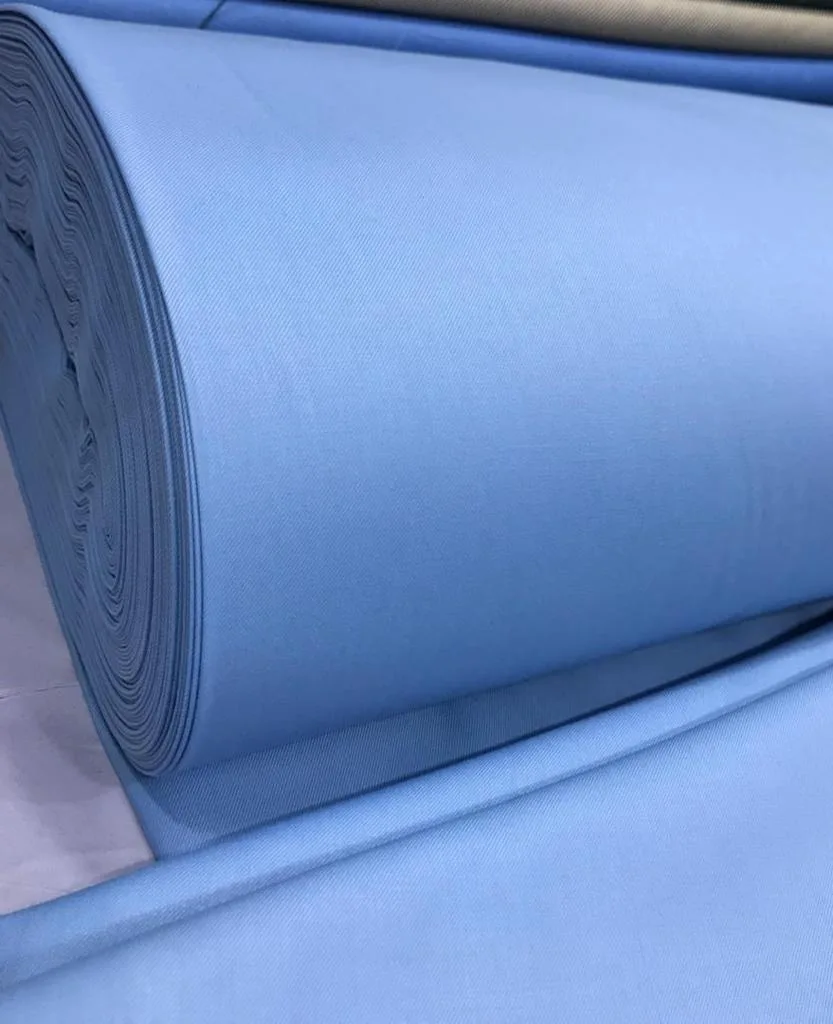 Sky Blue Lana Cashmere Fabric