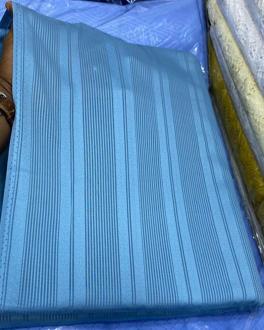 Torquoise Swiss Atiku Voile Fabric