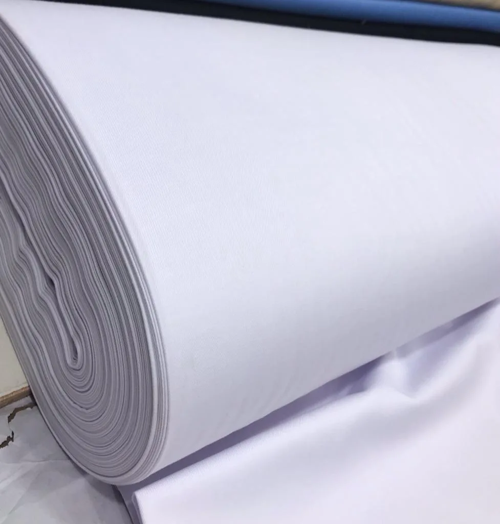 White Lana Cashmere Fabric