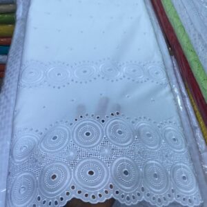 White Polish Lace Fabric