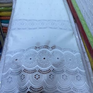 White Polish Lace Fabric