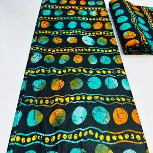 Cyan African Prints Ankara Fabric