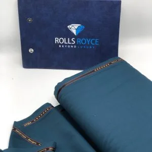 Luxury Turquoise Cashmere Fabric