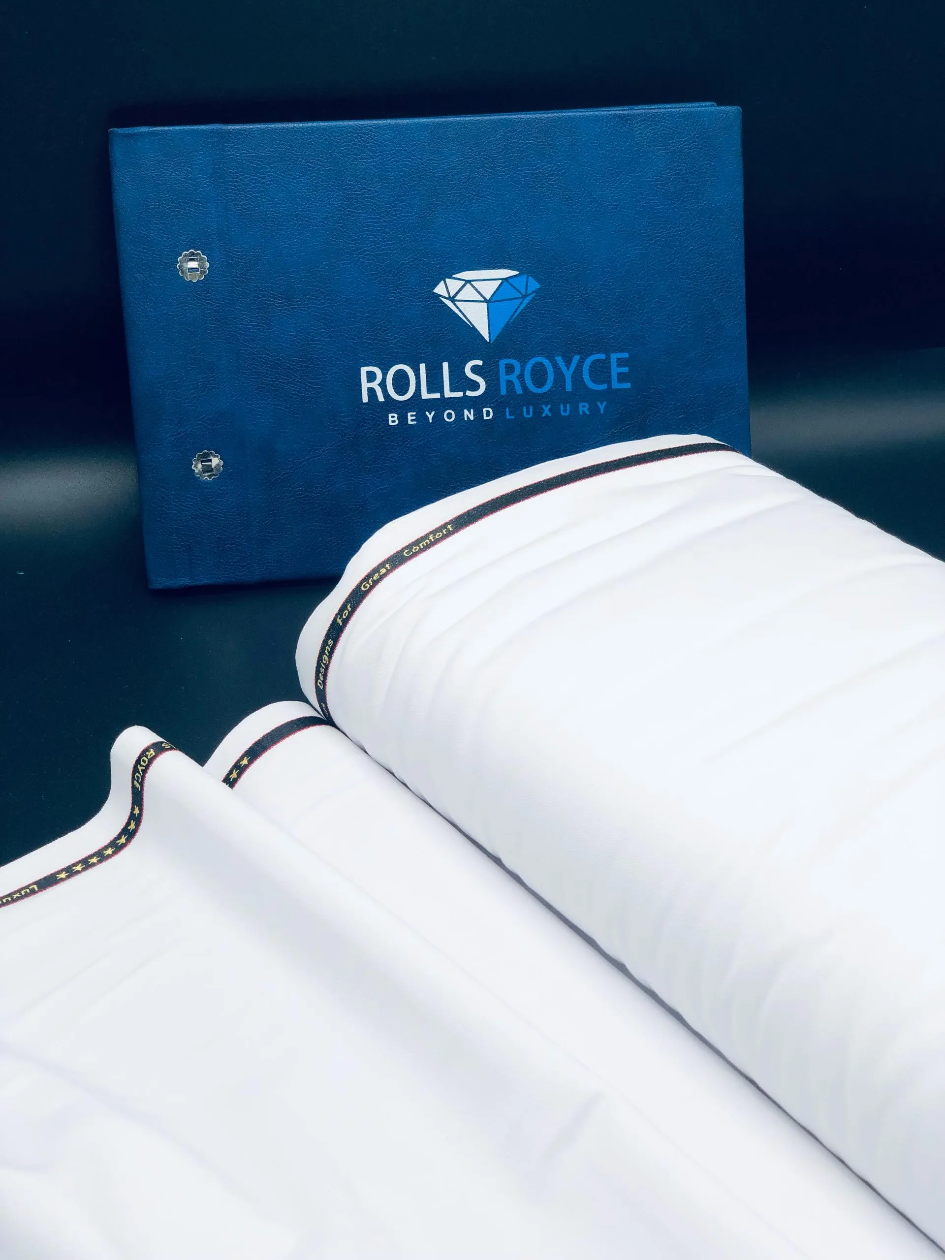 Luxury White Cashmere Fabric