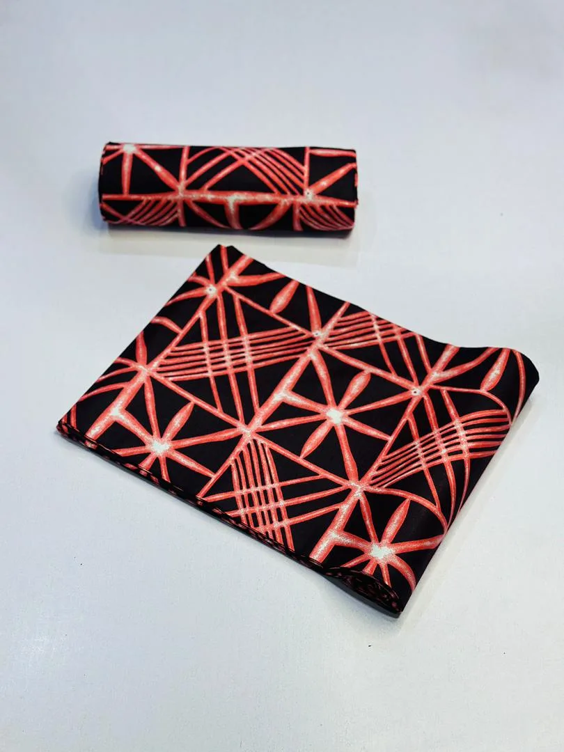 Wine African Wax Ankara Fabric