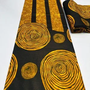 Yellow African Prints Ankara Fabric