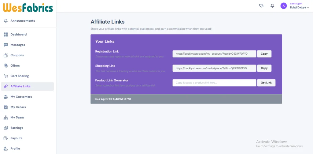 Affiliate Links