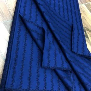 Blue Polish Lace Fabric