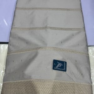 Brown Holland Polish Lace Fabric