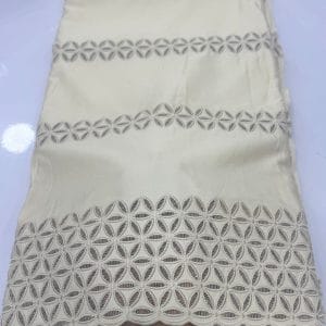 Brown Polish Lace Fabric