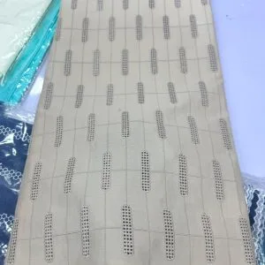 Brown Swiss PK Voile Lace Fabric