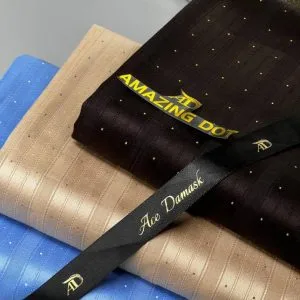 Chocolate Brown Swiss Atiku Voile Fabric