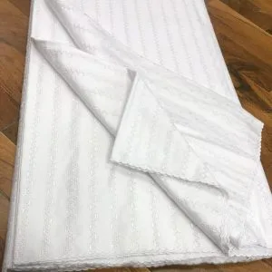 White Polish Lace Fabric