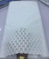 White Swiss Dry Lace Fabric
