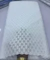 White Swiss Dry Lace Fabric