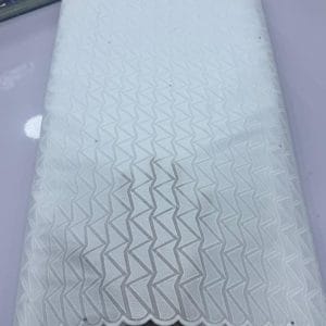 White Swiss Dry Lace Fabric