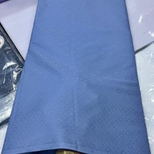 Blue Swiss Atiku Voile Fabric