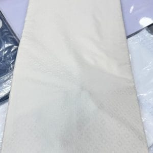 Cream Swiss Atiku Voile Fabric