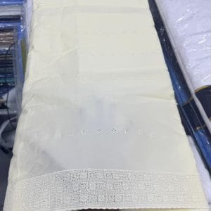 Cream Swiss Polish Lace Fabric