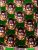 Green Isi Agu Fabric per yard (ads086)